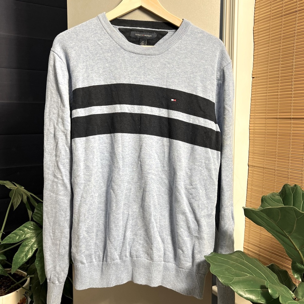 Mens crew neck sweater-Tommy Hilfiger